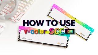 Tutorial How to Use the v-color DDR5 RGB Filler SCC KIT (2+2)