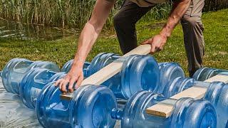 Crafting a DIY Water Bottle Boat Fleet! | Backyard Project