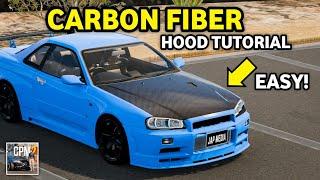 How To Make A Carbon Fiber Hood In CPM2 (Car Parking Multiplayer 2)