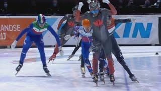 Canada's Charles Hamelin captures 3rd career 1,500m World Speed Skating Championship title