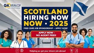 Scotland Care Home Jobs 2025  | Free Visa Sponsorship & High Salary – Apply Now!”