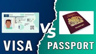 Visa vs Passport - Know The Important Differences! (Everything You Should Know About)