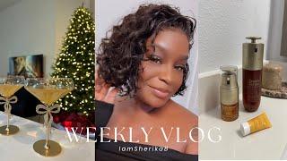 VLOGMAS | CHRISTMAS DECOR + TARGET SHOP WITH ME | SKINCARE FAVS