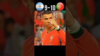 The Day Ronaldo Showed Messi Who is the Boss| Argentina Vs Portugal Final#football #youtube #cr7