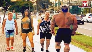 Bodybuilder in Public - Brazilian Hulk in 2023