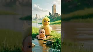 Tiny Hero i Drowned World  #chicken #baby