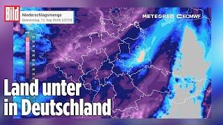 Wetter in Deutschland: Warnung vor Extrem-Hochwasser