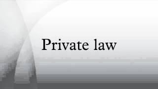 Private law