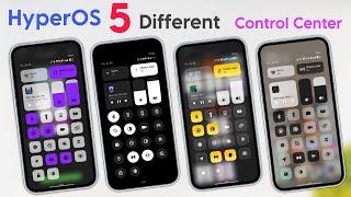 Top 5 Different Xiaomi HyperOS Control Center Theme  | Apply Xiaomi HyperOS Control Center Theme