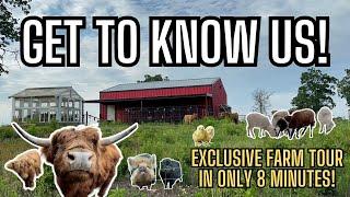 Who Are We? Exclusive Farm & Property Tour of Paragon Ridge Ranch | Get To Know Us! #FarmLife