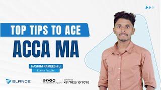 Tips to crack MA I Management Accounting I ACCA I Hashim Rameesh U I Elance