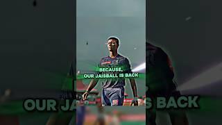 OUR JAISBALL IS BACK  || FT. YASHASVI JAISWAL  || #ipl2024 #yashasvijaiswal #shorts