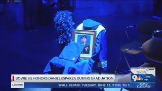 Bowie HS honors Daniel Esparza during graduation