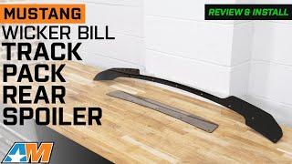 2015-2023 Mustang Wicker Bill for Track Pack Rear Spoiler Review & Install