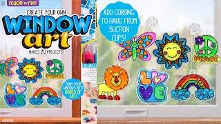 Made By Me Create Your Own Window Art by Horizon Group USA, Paint Your Own Suncatchers