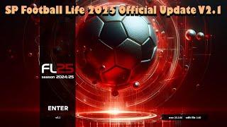 SP Football Life 2025 Official Update V2.1