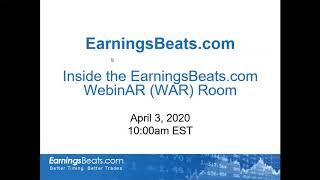 Inside the EarningsBeats.com WebinAR (WAR) Room