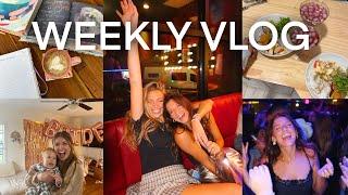 weekend in my life vlog: cleaning out my closet, blowout hair routine, and karoke night