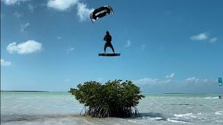 Kite Boarding the Everglades with my friends in Islamorada, Florida