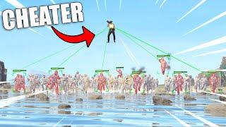 Can 100 Players Defeat a Cheater in Rust?