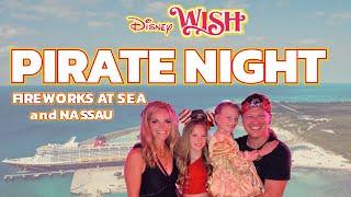 Disney Cruise Line Vlog | Exploring Disney Wish | Nassau | Pirate Night & Arundelle Dinner | Aug 24