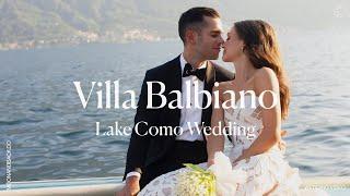 Villa Balbiano Wedding Video by Moon & Back Co | Rally & Alex | Lake Como, Italy