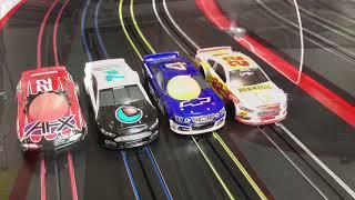 PHOSAR HO slot car action from Saturday’s race at Country Club Raceway