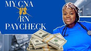 How much I got Paid as a CNA vs Registered Nurse