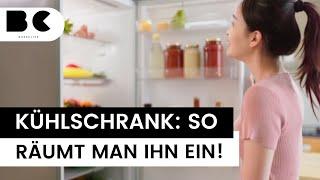 So räumt man den Kühlschrank richtig ein!