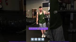 Use this trick when doing cable lateral raises!