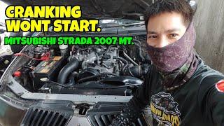 CRANKING LANG HINDI UMAANDAR. MITSUBISHI STRADA MT 200.