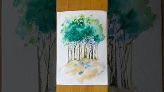Let’s start easiest watercolour painting #Beginner-Friendly #relaxingart #nature