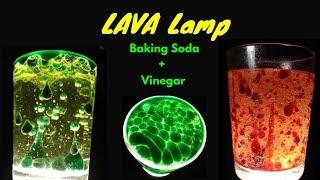 How to make LAVA Lamp at Home: Vinegar + Baking Soda Experiment/ @MREasyMaker