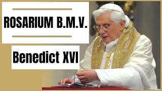 FULL ROSARY IN LATIN (JOYFUL, LUMINOUS, SORROWFUL, GLORIOUS MYSTERIES) - POPE BENEDICT XVI