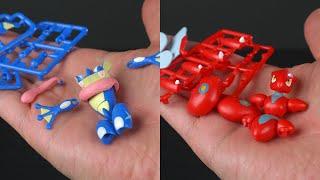 Pokemon Build "BANDAI SHODO 2" Greninja , Scizor , Mimikyu , Metagross　ポケモン 食玩 掌動