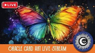 October Oracle Card Painting, Art Witch Wednesday Live Stream - Magical Crafting