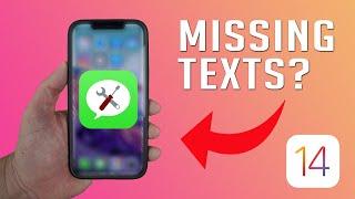 How to fix missing iOS 14 text message notifications