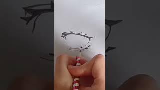 Как нарисовать аниме глаз #drawing #tutorial #shorts