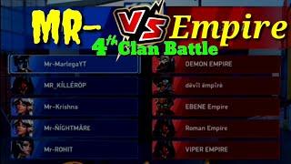 MR VS EMPIRE || 4th Clan Battle || Mech Arena Ft. @YourMr-Amit