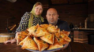 The most puff homemade samsa. From Uzbekistan with love
