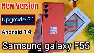 How to Upgrade samsung galaxy F55 New version update 2025 । Android version 6.1 upgrade 