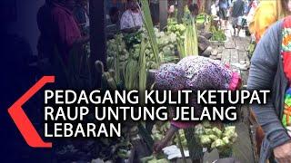 Pedagang Kulit Ketupat Raup Untung Jelang Lebaran