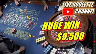  LIVE ROULETTE | HUGE WIN 9.500 In Real Casino  Morning Session Exclusive  2025-03-06