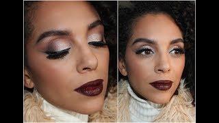 HOW TO: VAMPY HOLIDAY MAKEUP | DISCOCURLSTV