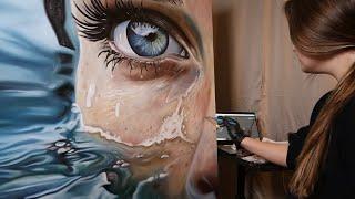 Hyper Realistic Painting Time Lapse - “Resurface”