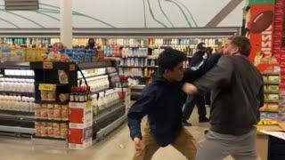 Pedophile comes to meet a 14 year old girl, than Fucks up White John In The Grocery Store