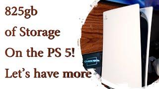 Only 825GB of Storage on the Ps5! - Let's have more