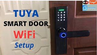 Tuya Smart Door  Lock Wifi Setup