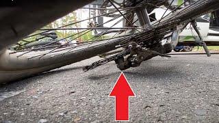 How To Park Your Bike & Not Damage It. My Simple Trick For Putting The Bicycle Down.