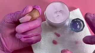 How to apply acrylic | Nails Liquid to powder ration | Nails step by step